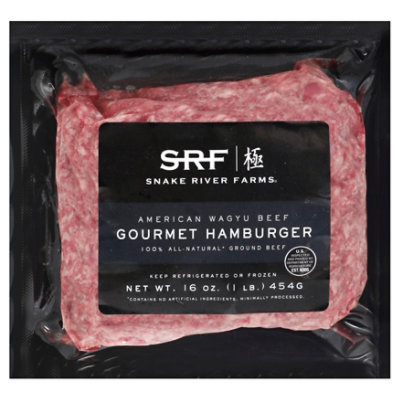 Snake River Farms 75% Lean 25% Fat American Style Wagyu Ground Beef - 16 Oz