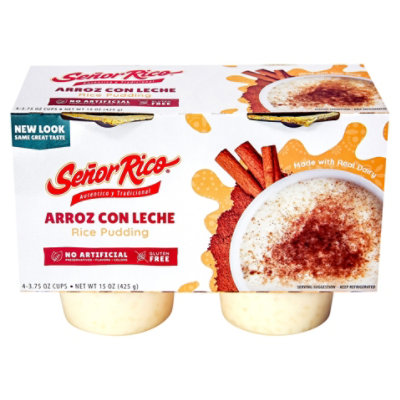 Senor Rico Rice Pudding - 4-3.75 Oz