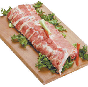Meat Service Counter Pork Baby Back Ribs - 3 LB