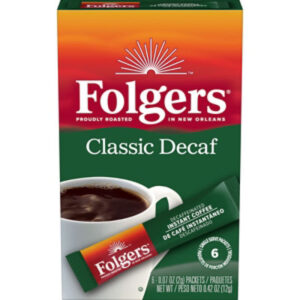 Folgers Coffee Instant Classic Decaf - 6-0.07 Oz