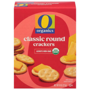 O Organics Crackers Classic Round - 8 Oz