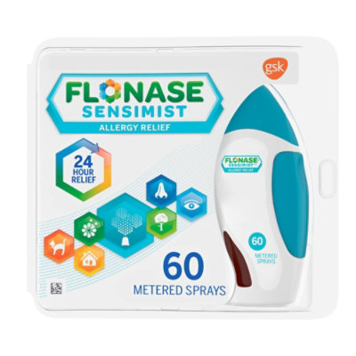 Flonase Allergy Relief Metered Nasal Spray Sensimist Gentle Mist - 0.34 Fl. Oz.