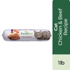 Freshpet Healthy & Natural Cat Food Fresh Chicken & Beef Pate Roll - 1 Lb
