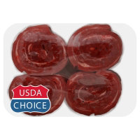 USDA Choice Beef Flank Steak Rolled Stuffed Provolone Spinach - 1 Lb