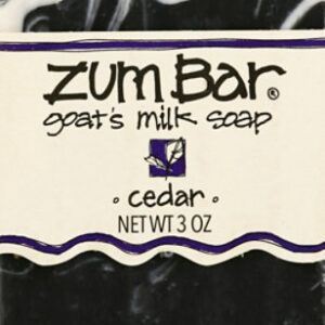 Zum Bar Soap Goats Milk Cedar - 3 Oz