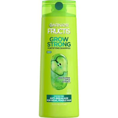 Garnier Fructis Grow Strong Fortifying Shampoo for Weak Fragile Hair - 12.5 Fl. Oz.