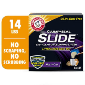 ARM & HAMMER Slide Easy Clean Up Multi Cat Clumping Cat Litter - 14 Lb