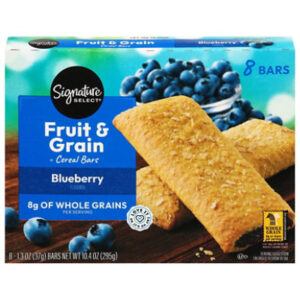 Signature SELECT Cereal Bars Fruit & Grain Blueberry - 8-1.3 Oz