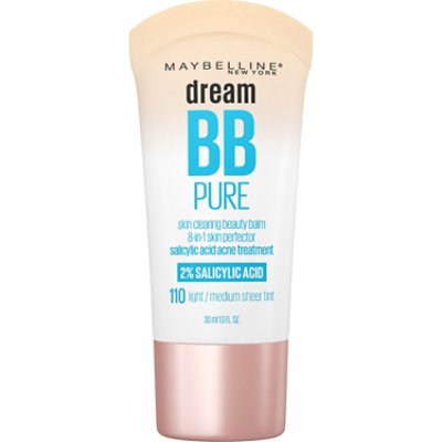 Maybelline Dream Pure BB Cream 8-in-1 Skin Perfector Light/Medium - 1 Fl. Oz.