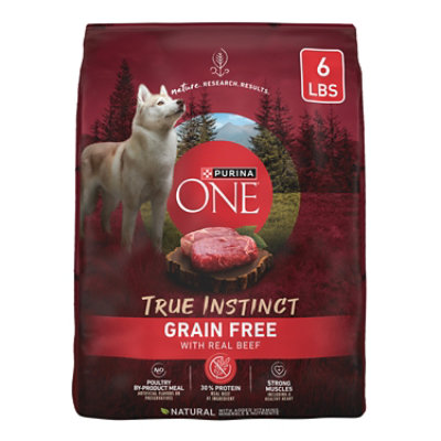 Purina ONE Dog Food Dry Smartblend Beef - 6 Lb