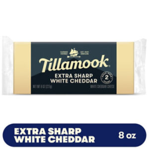 Tillamook Extra Sharp White Cheddar Cheese - 8 Oz