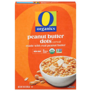 O Organics Cereal Sweetened Peanut Butter Dots - 10 Oz