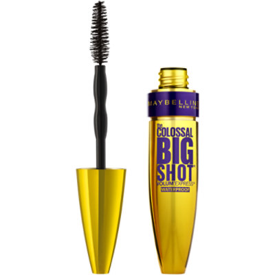 Maybelline Volum' Express The Colossal Big Shot Waterproof Mascara Very Black - 0.32 Fl. Oz.