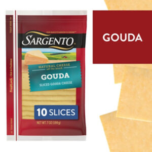 Sargento Sliced Gouda Natural Cheese 10 Count - 7 Oz