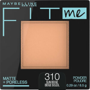 Maybelline Fit Me Matte  Poreless Pressed Face Powder Makeup Sun Beige - 0.29 Oz