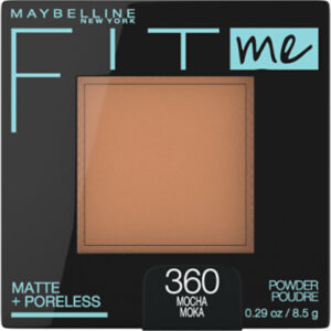 Maybelline Fit Me Matte  Poreless Pressed Face Powder Makeup Mocha - 0.29 Oz