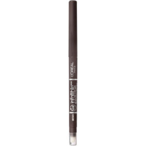L'Oreal Paris Infallible Never Fail Pencil Eyeliner with Built in Sharpener Brown - 0.01 Oz