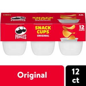 Pringles Potato Crisps Chips Original Lunch Snacks 12 Count - 8 Oz
