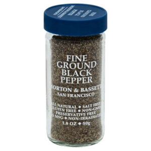Morton & Bassett Black Pepper Fine Ground - 1.8 Oz