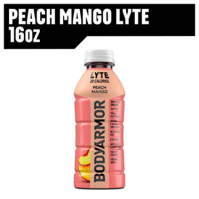 BODYARMOR LYTE Peach Mango Sports Drink - 16 Fl. Oz.