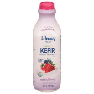 Lifeway Organic Whole Milk Mixed Berry Kefir - 32 Oz