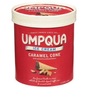 Umpqua Caramel Cone Ice Cream - 1.5 Quart