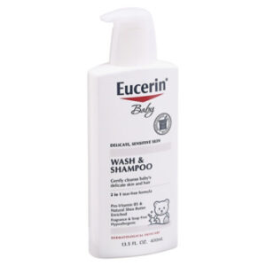 Eucerin Baby Wash and Shampoo Unscented - 13.5 Fl. Oz.