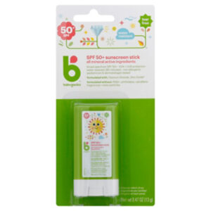 Babyganics Sunscreen Stick Broad Spectrum SPF 50 Pure Mineral - 0.47 Oz