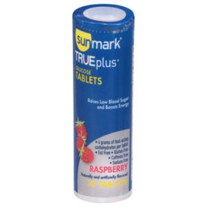 Sun Mark True Plus Raspberry Glucose Tabs 10 Ct - 10 Count