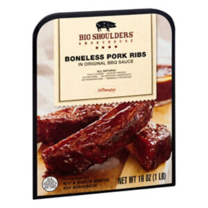 Big Shoulders Boneless Ribs in BBQ Sauce - 16 Oz