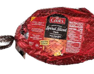 Cooks Bone In Smoked Foil Wrapped Spiral Half Ham - 11 LB