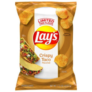 Lays Potato Chips Crispy Taco - 7.75 Oz