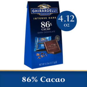 Ghirardelli Intense Dark 86% Cacao Chocolate Squares - 4.12 Oz