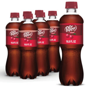 Dr Pepper Cherry Soda Bottle - 6- 0.5 Liter