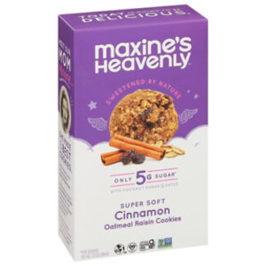 Maxines Heavenly Cookies Cinnamon Oatmeal Raisin - 7.41 Oz