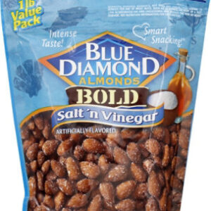 Blue Diamond Almonds Bold Salt N Vinegar Bag - 16 Oz