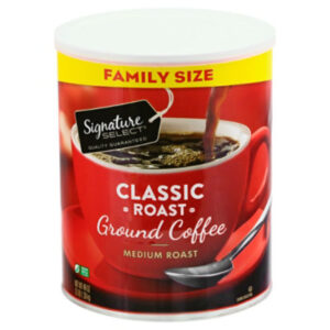 Signature SELECT Coffee Ground Medium Roast Classic Roast Family Pack - 48 Oz