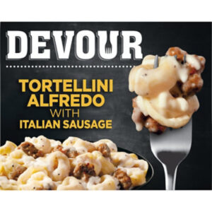 DEVOUR Tortellini Alfredo with Italian Sausage Frozen Meal - 11.5 Oz