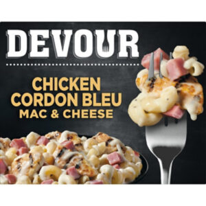DEVOUR Chicken Cordon Bleu Mac & Cheese Frozen Meal - 10.5 Oz