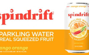 Spindrift Orange Mango Sparkling Water - 8-12 Fl. Oz.