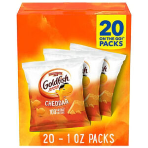Goldfish Cheddar Cheese Crackers 20 Count - 1 Oz