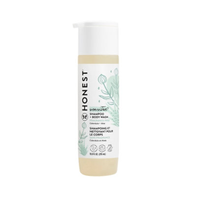 The Honest Company Shampoo and Body Wash Fragrance Free Sensitive - 10.0 Fl. Oz.