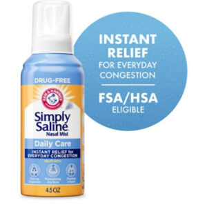 ARM & HAMMER Simply Saline Adult Nasal Mist - 4.25 Fl. Oz.