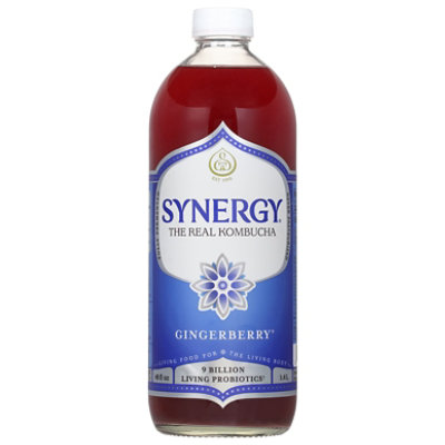 Synergy The Real Kombucha Gingerberry - 48 Fl. Oz.