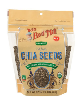 Bob's Red Mill Organic Gluten Free Chia Seeds - 12 Oz