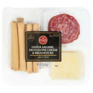 Primo Taglio Snack Pack Salami Genoa Cheese Provolone And Breadstick - 3 Oz