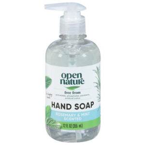 Open Nature Hand Soap Rosemary & Mint Scented - 12 Fl. Oz.