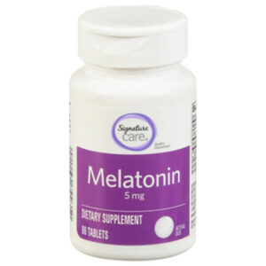 Signature Select/Care Melatonin 5mg Dietary Supplement Tablet - 90 Count