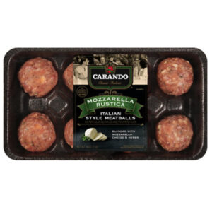 Carando Mozzarella Rustica Italian Style Meatballs - 16 Oz