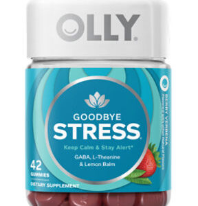 OLLY Goodbye Stress Gummies Berry Verbena - 42 Count